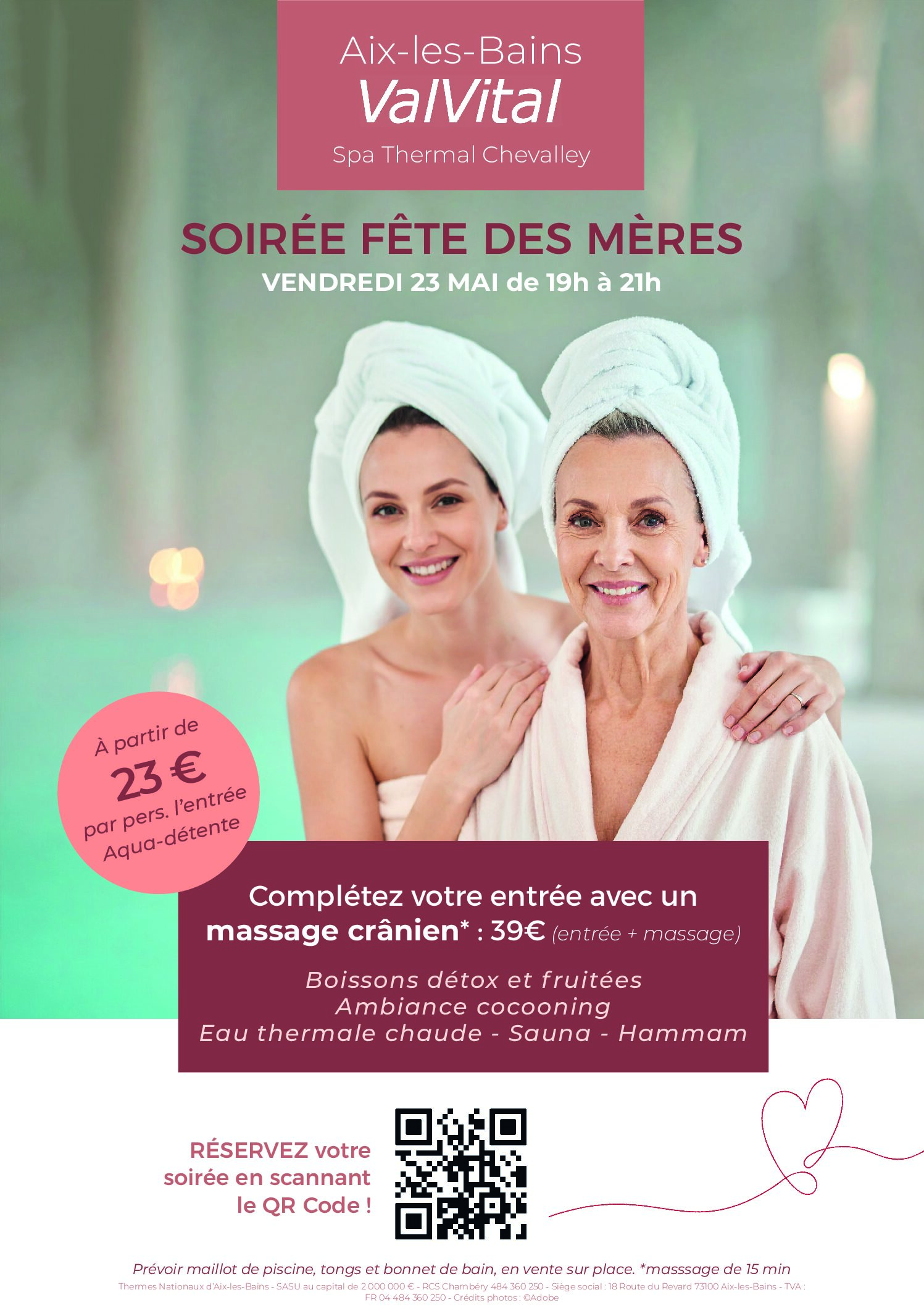 Nocturne fête des mères Spa Aix 23-05-25
