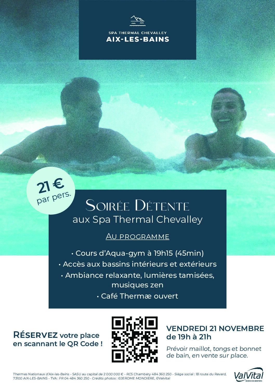 Afterwork Gastronomie Locale au Spa Thermal Chevalley